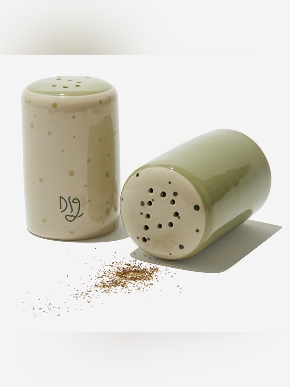 Darling Spring Salt & Pepper Glazed Ceramic Shakers- Autumn Colors